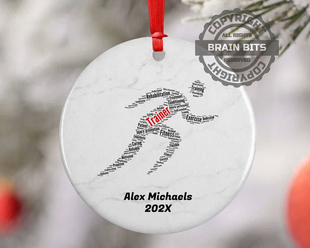 Trainer Personalized Christmas Ornament