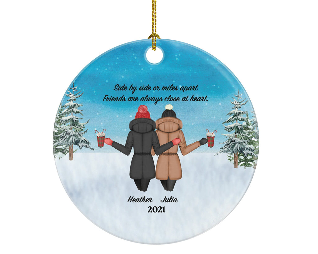 Soul Sisters for 2, Best Friends Christmas Ornament for Sisters, Personalized Ornament, BFF Gift, Personalized Friend Ornament, Besties
