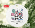 Dental Squad Christmas Ornament Personalized - Dentist Custom Gift Assistant Hygienist Orthodontist Team Crew