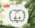 Electric Scooter Christmas Ornament Personalized - Riding Scooter Gift Motorized Scooter - This is how I roll