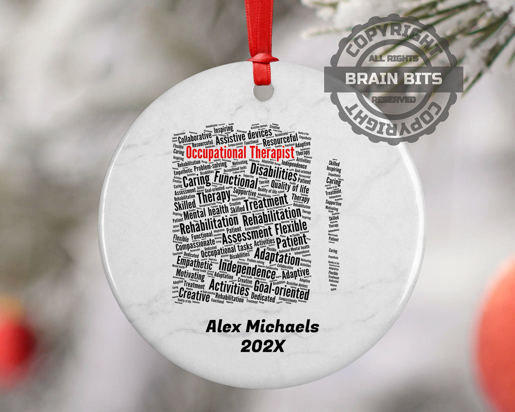 Occupational Therapist Personalized Christmas Ornament