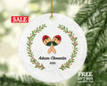 Maracas Christmas Ornament Personalized - Musical Instrument Playing Maracas Gift for Maracas Player - Custom Name Year