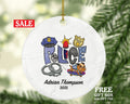 Police Christmas Ornament Personalized - Policeman Police Team Officer Custom Gift