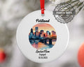 Portland Ornament, Engagement, Married, Travel, Gift for Engaged Couple, Engagement Gift, Trip, Vacation Souvenir