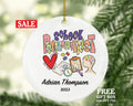 School Psychometrist Christmas Ornament Personalized