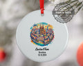 Barcelona, Spain, Ornament, Engagement, Married, Travel, Gift for Engaged Couple, Engagement Gift, Trip, Vacation Souvenir
