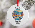 Sapporo, Japan, Ornament, Engagement, Married, Travel, Gift for Engaged Couple, Engagement Gift, Trip, Vacation Souvenir