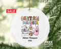 Cafeteria Manager Christmas Ornament Personalized - Gift for Cafe Manager Custom Name Year