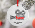 Producer Personalized Christmas Ornament