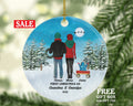 Grandparents First Christmas Ornament Personalized, First Christmas As Grandparents Ornament, New Grandparents Gift