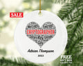 Cryptographer Christmas Ornament Personalized - Security Encode Encrypt Safe Secure Code Custom Gift