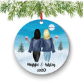 Soul Sisters for 2, Best Friends Christmas Ornament for Sisters, Personalized Ornament, BFF Gift, Personalized Friend Ornament, Besties