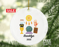 Fortune Teller Medium Christmas Ornament Personalized - Gift for a Medium Astrology Future Estimate Hand Reader Custom Name