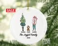 Family of 3 Christmas Ornament Personalized - Parents Mother Father Child Girl Boy Mom Dad Gift
