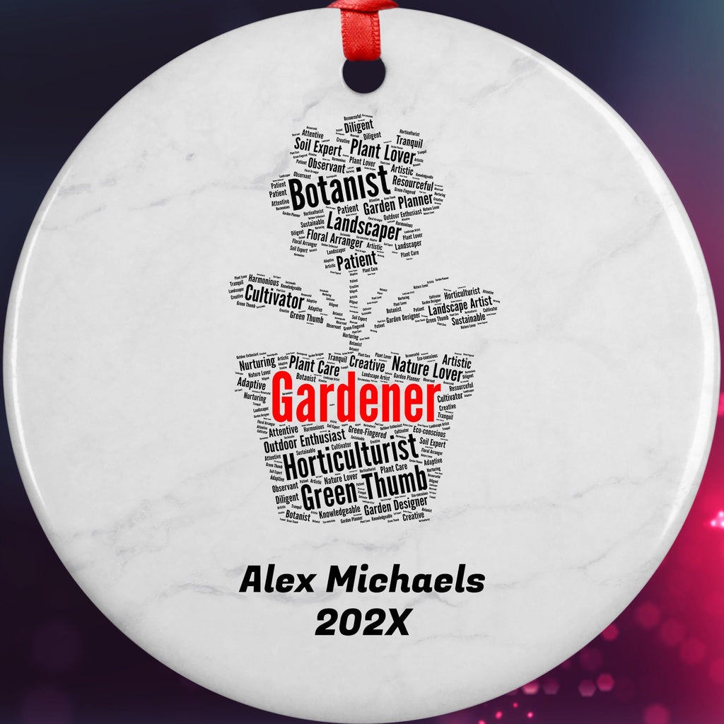 Gardner Personalized Christmas Ornament Backup