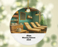 Custom Waxing Salon Ornament – Personalized Gift for Estheticians, Beauty Spa Owners, and Salon Professionals 202X