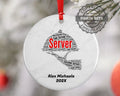 Server Personalized Christmas Ornament