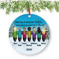 Soul Sisters for 2 3 4 5 6 7 Best Friends Christmas Ornament for Sisters, Personalized, BFF Gift, Personalized Friend Female Girls, Besties