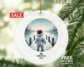 Personalized Christmas Ornament Baby's First New Baby Portrait Parent Girl Boy Mommy Daddy Mom Dad Newborn 1st Gift Custom Name Present