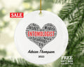 Personalized Entomologist Christmas Ornament - Insect Researcher Occupation Entomology