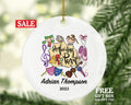 Performing Art Parent Personalized Ornament, Christmas Artist Art Lover Theater Singer Actor Actress Ballet Painter Mom Dad Mother Father