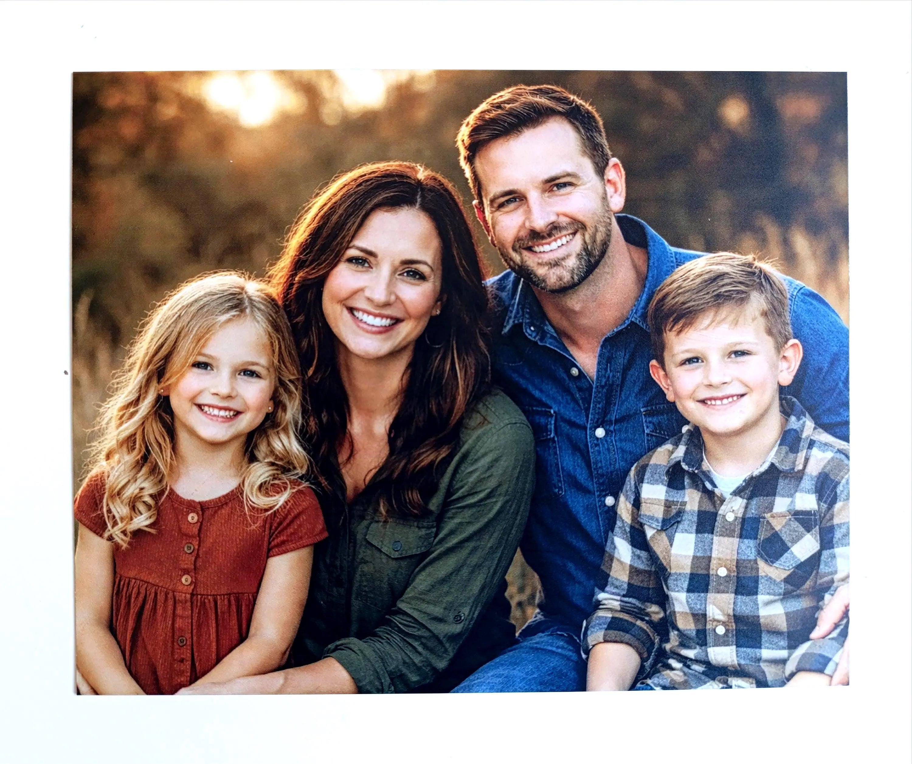Personalized Couples, Families & Loved Ones Metal Photo Wall Art | Custom Metal Print | 8 Sizes Available