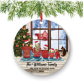 Custom Family Christmas Ornament - Includes Kids, Parents & Pets