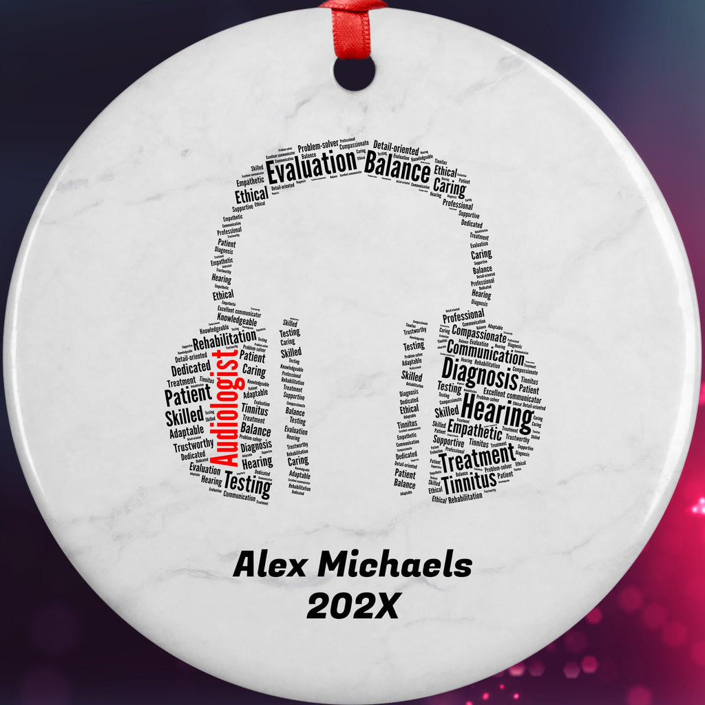 Audiologist Personalized Christmas Ornament
