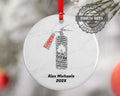 Firefighter Personalized Christmas Ornament