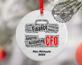 Chief financial officer CFO Personalized Christmas Ornament
