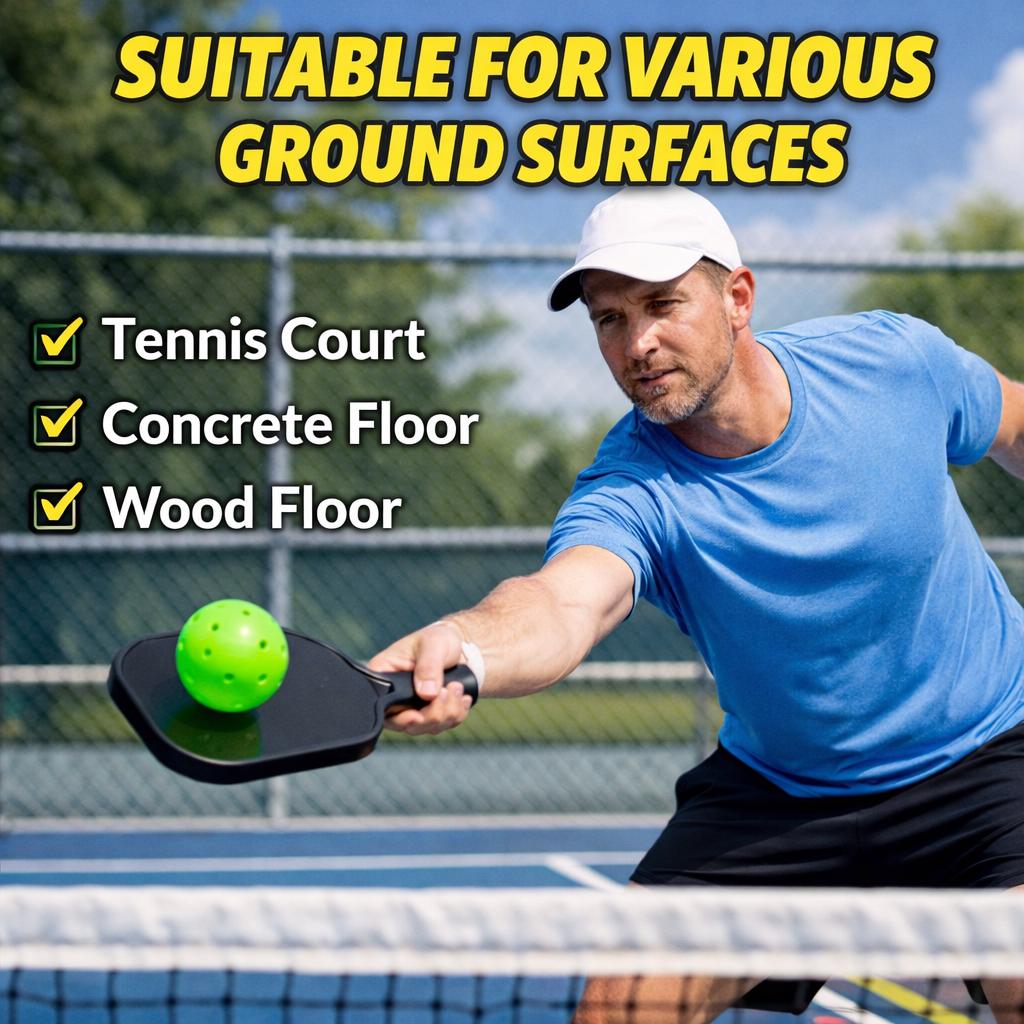 Personalized Pickleball Balls | UV Printed 40-Hole Design | Gift for Pickleball Players