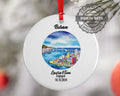 Busan, South Korea, Ornament, Engagement, Married, Travel, Gift for Engaged Couple, Engagement Gift, Trip, Vacation Souvenir