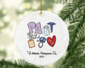 Physician Assistant Christmas Ornament Personalized - PA Gift Health Worker PA School Physician Assistant Graduation Gifts