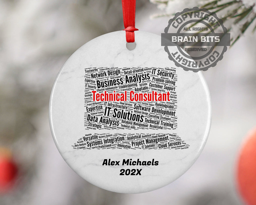 Technical Consultant Personalized Christmas Ornament