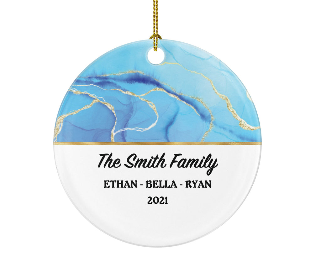 Personalized Christmas Family of 2 3 4 5 6 Ornament - Gift for Family - Custom Name Year Christmas Ornament