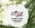 Senior Graduation Christmas Ornament Personalized - Class of Gift Graduate Masters Bachelor Doctorate College High School Degree Gift