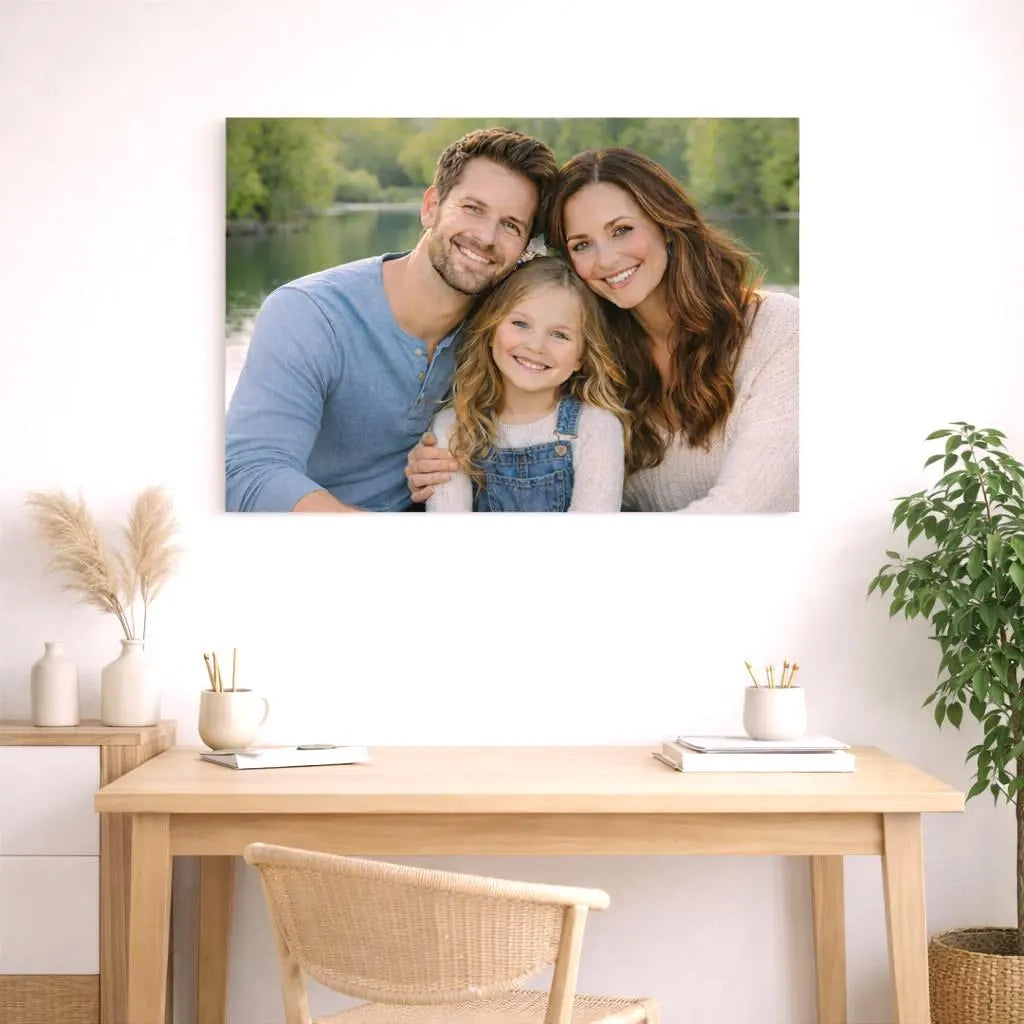 Personalized Couples, Families & Loved Ones Metal Photo Wall Art | Custom Metal Print | 8 Sizes Available