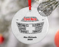 Travel Nurse Personalized Christmas Ornament