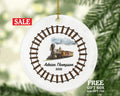 Train  Locomotive Engineer Christmas Ornament Personalized, Driver Worker, Assistant, Handler Operator Motorman Loco Pilot Custom Gift
