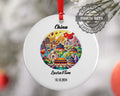 China Ornament, Engagement, Married, Travel, Gift for Engaged Couple, Engagement Gift, Trip, Vacation Souvenir