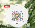 Baby Nurse Christmas Ornament Personalized - Baby Nurse Registered Health Worker Gift from Patient for Nurse Custom Medical