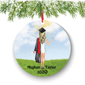 Personalized Graduation Christmas Ornament Class of 2020 2021 Custom Gift for Graduate Masters Bachelor Doctorate College High School Degree