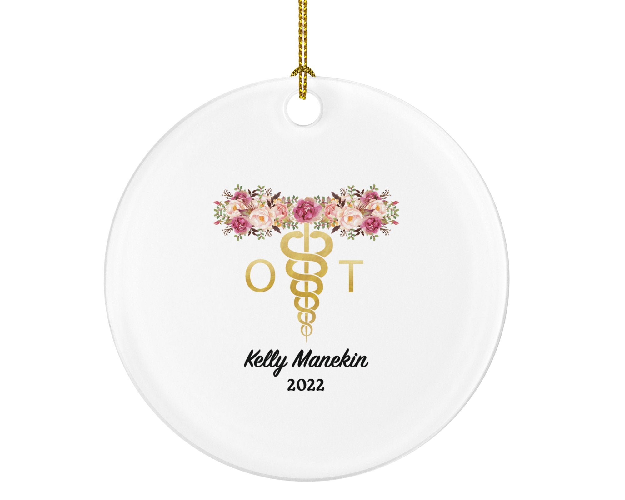 Personalized Occupational Therapist Christmas Ornament - Therapy Gift OT Graduation Occupation Super Power Thank You Superpower