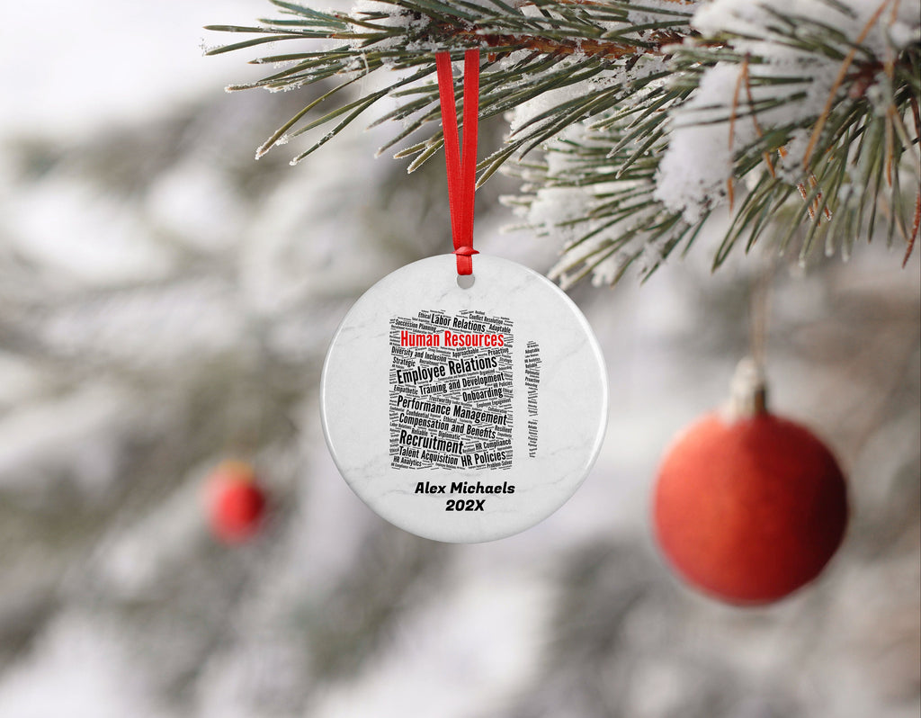 Human Resources Personalized Christmas Ornament