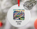 Edinburgh, Scotland, UK, Ornament, Engagement, Married, Travel, Gift for Engaged Couple, Engagement Gift, Trip, Vacation Souvenir