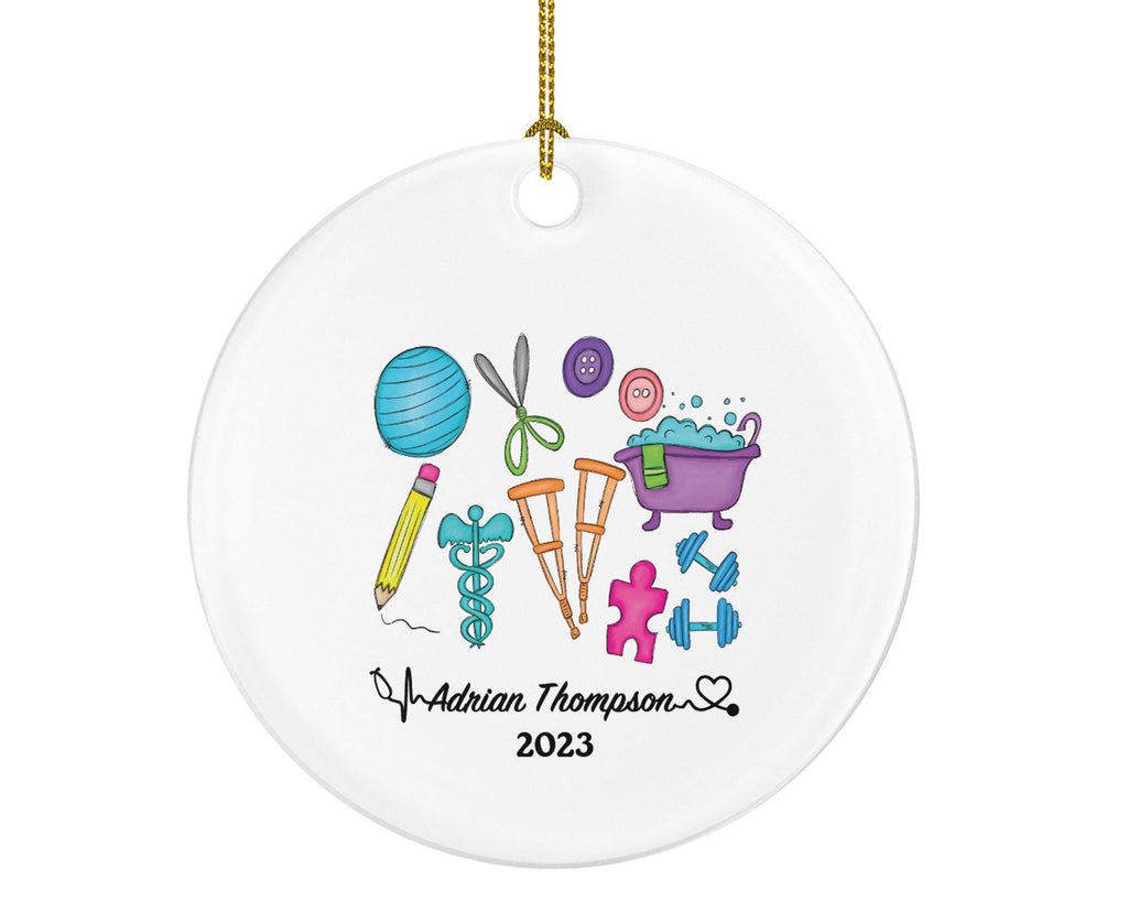 Occupational Therapist Christmas Ornament Personalized - Therapy Gift OT Graduation Occupation Thank You Appreciation Gift