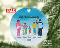 Skiing Christmas Ornaments Downhill Skier, Ski Trip Vacation for Family, Winter Sports Ornament Personalized Gift Sports Hobby Occupation