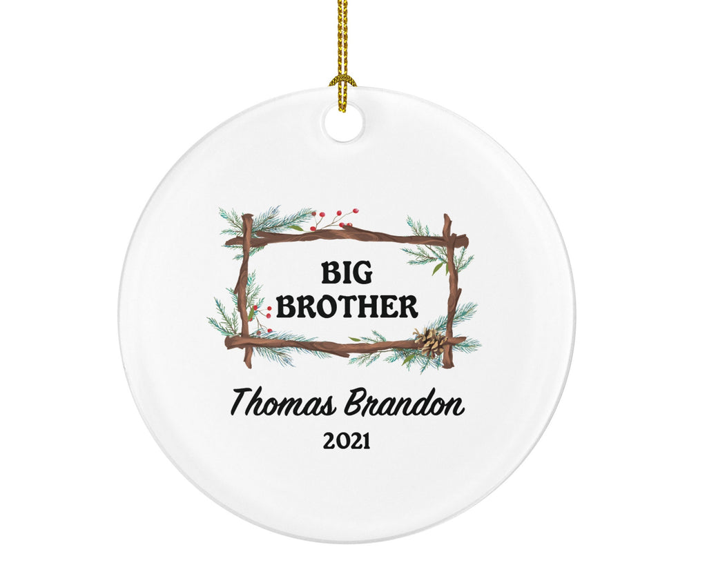 Big Brother Christmas Ornament - Best Big Brother Ever Custom Gift