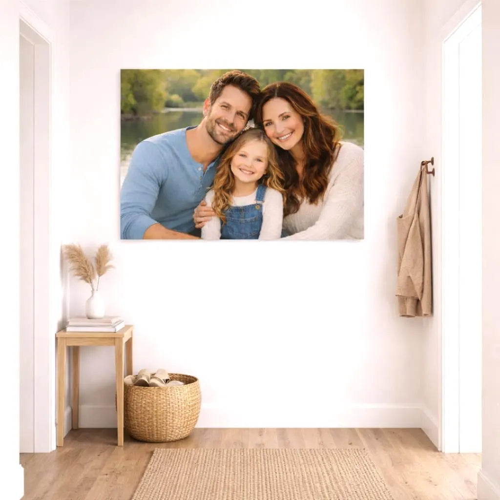 Personalized Couples, Families & Loved Ones Metal Photo Wall Art | Custom Metal Print | 8 Sizes Available