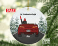 Personalized New Driver Christmas Ornament Girl Female Car Driving Convertible License Owner Driver's License Plate Custom Gift For Teenage